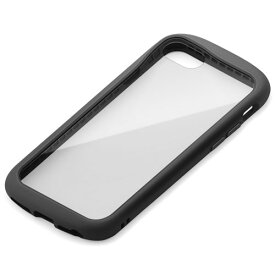 PGA PG-22MGT01BK(ブラック) iPhone SE 第3世代/SE 第2世代/8/7/6s/6用 ガラスタフケース