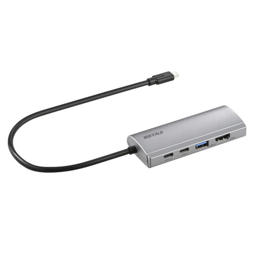 バッファロー(BUFFALO) LUD-U3-CGHDSV(シルバー) ドッキングステーション USB PD85W対応