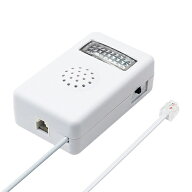 ミヨシ DSP-FL01 電話着信お知らせアダプタ フラッシュリンガー 壁掛けタイプ 6極/2芯 0.5m