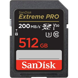 【エントリーでポイント最大18倍】SanDisk サンディスク SDSDXXD-512G-JNJIP エクストリーム プロ SDXC UHS-Iカード 512GB SDSDXXD512GJN