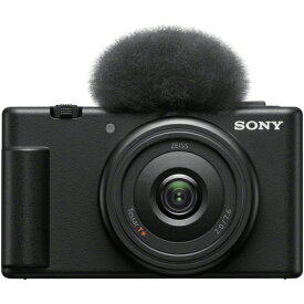【エントリーでポイント最大18倍】SONY(ソニー) VLOGCAM ZV-1F(B) ブラック 1.0型 大型センサーデジタルカメラ ZV1FBC