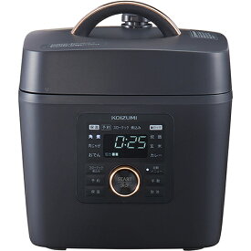 コイズミ KOIZUMI KSC-3502-K(ブラック) マイコン電気圧力鍋 5段階圧力 炊飯最大3.5合 700W KSC3502K