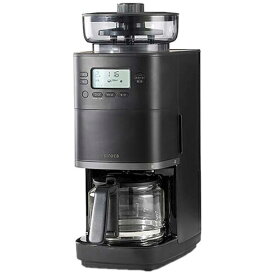 【長期保証付】シロカ siroca SC-C251-K コーン式全自動コーヒーメーカー カフェばこPRO SCC251K