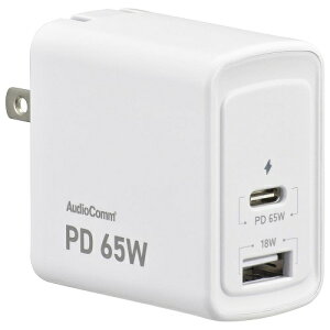I[d@ OHM MAV-AUPD65-W AC[d GaN̗p USB PDΉ 65W MAVAUPD65W