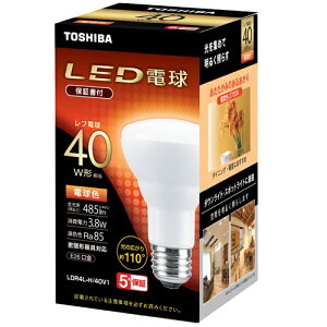 ����(TOSHIBA) LDR4L-H/40V1 LED�d�� �d���F E26���� 40W�`���� 485lm