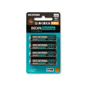 �A�C���X�I�[���}(Iris Ohyama) BCR-S3MH/4B BIGCAPA Recharge �P3�` �[�d�� 4�{��