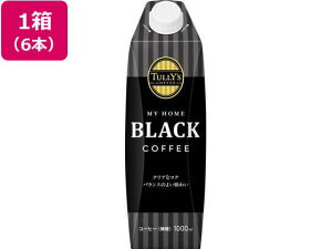 ɓ TULLYfS COFFEE BLACK 1L×6{[s]