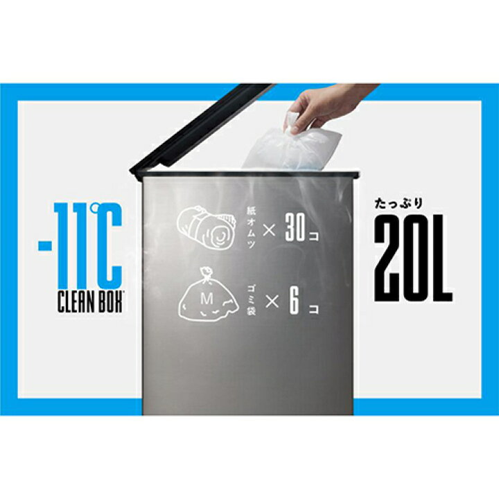 楽天市場】サンカ NCB1-B20-S SANKA 冷やすゴミ箱 CLEAN BOX Model  