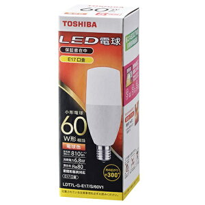 (TOSHIBA) LDT7L-G-E17/S/60V1 LEDd(dF) E17 60W` 810lm
