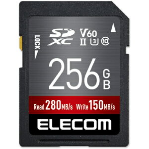 GR(ELECOM) MF-FS256GU23V6R UHS-II SDXCJ[h 256GB