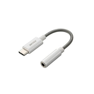 �o�b�t�@���[(BUFFALO) BSMPC350HRWH �z���C�g BSMPC350HR�V���[�Y USB Type-C�I�[�f�B�I�ϊ��A�_�v�^�[