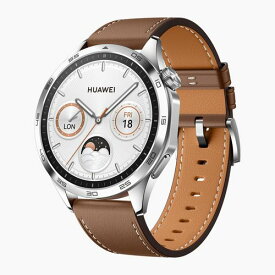 HUAWEI ファーウェイ HUAWEI WATCH GT 4 46mm ブラウン レザーバンド WATCHGT446MMBR