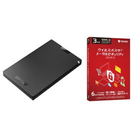 バッファロー(BUFFALO) SSD-PG1.0U3-BC SSD 1TB + ウイルスバスター トータルセキュリティ STD3年版 同時購入