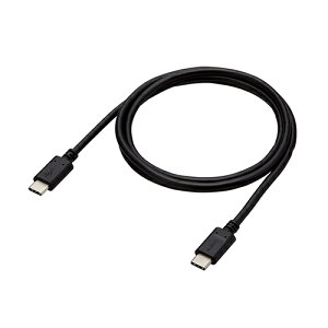 GR(ELECOM) MPA-CC5P10BK ubN USB Type C P[u 1m PD 100W XP[u