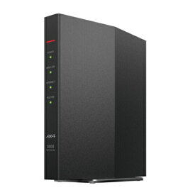 バッファロー(BUFFALO) WSR-3000AX4P-BK ブラック AirStation Wi-Fi 6 対応ルーター スタンダードモデル