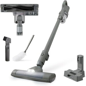 【長期保証付】アイリスオーヤマ(Iris Ohyama) SCD-123P-H グレー マジカリーナ 軽量コードレススティッククリーナー