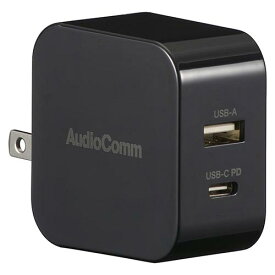 オーム電機(OHM) MAV-AP265N AudioComm USBチャージャー 65WPD対応USB-C+USB-A