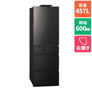 yWݒuzy5Nۏؕtzpi\jbN(Panasonic) NR-E46CV1-K(wACfB[vubN) 5hA① EJ 457L 600mm