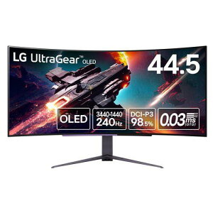 LGGNgjNX(LG) 45GS96QB-B LG UltraGear OLED 44.5^ UWQHDEgChȖʃQ[~Oj^[