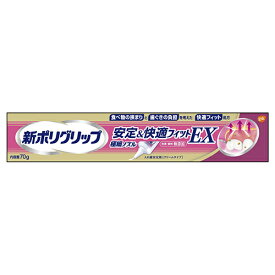 アース製薬 新ポリグリップ安定&快適フィッEX 70g