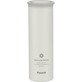 ピーコック(peacock) ミニアイスパック 氷のう 冷たさキープホルダー付き ホワイト ABB-16 ネッククーラー 氷のう 熱中症対策 通学 通勤 暑さ対策