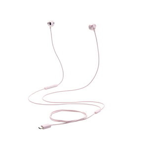 エレコム(ELECOM) EHP-DF13IMPN ピンク タイプCイヤホン 有線 マイク付き セミオープン型