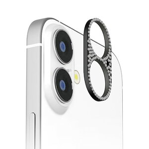 PGA PG-24ALGD06BK ���C���X�g�[��/�u���b�N iPhone16/16Plus�p �J���������Y�t���[�� PG24ALGD06BK