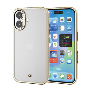 GR(ELECOM) PM-A24AUCTMLGB(O[W) iPhone16pP[X \tg Jo[ Ռz JYی݌v ^bNC