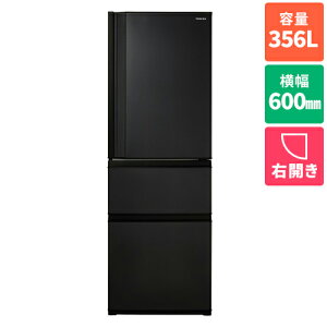 yWݒuz(TOSHIBA) GR-W36SC-KZ(}bg`R[) 3hA① EJ 356L 600mm