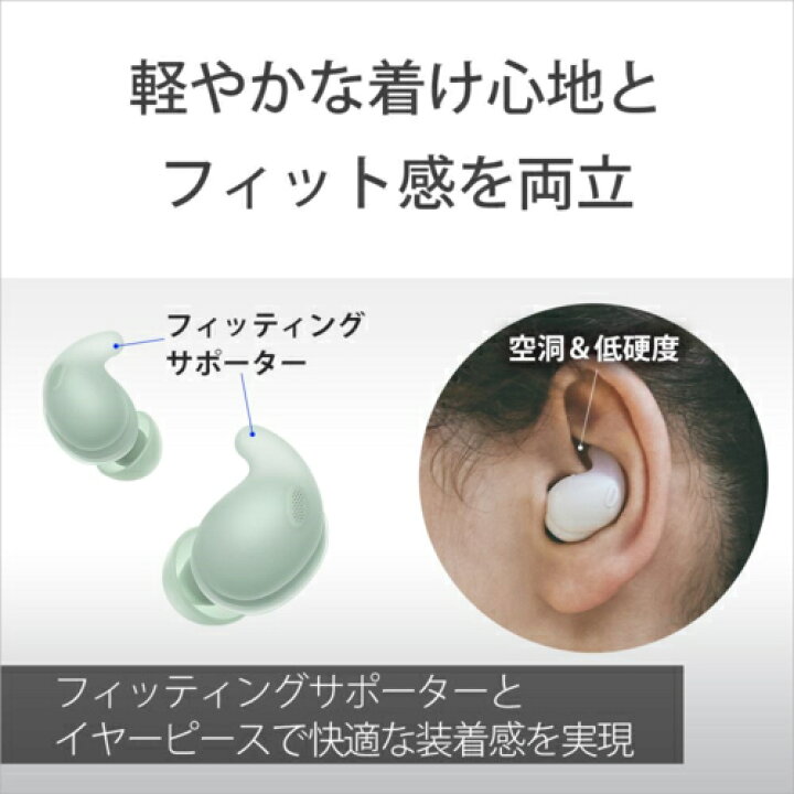 長期保証付】ソニー(SONY) WF-LS910N-GZ グリーン LinkBuds Fit 完全 
