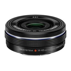 OM SYSTEM M.ZUIKO DIGITAL ED 14-42mm F3.5-5.6 EZ BLK(ubN) }CNtH[T[Y}Eg Y[Y