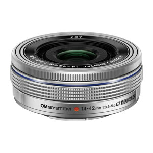 yۏؕtzOM SYSTEM M.ZUIKO DIGITAL ED 14-42mm F3.5-5.6 EZ SLV(Vo[) }CNtH[T[Y}Eg Y[Y