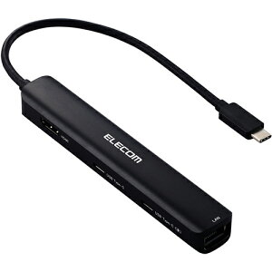 �G���R��(ELECOM) DST-C30BK �u���b�N ELECOM �h�b�L���O�X�e�[�V���� �X�����^�C�v 6in1