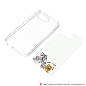 PGA PG-W25KPT02TAJ �g���ƃW�F���[/B iPhone 16e�p �N���A�n�C�u���b�h�P�[�X Warner Bros.�P�[�X