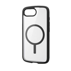 �G���R��(ELECOM) PM-A25STSLFCMBK �u���b�N iPhone 16e �P�[�X �n�C�u���b�h �J�o�[ �Ռ��z�� �y�� ���^ �J���������Y�ی�݌v ���͋z�����C�����X�[�d�Ή�