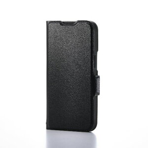�G���R��(ELECOM) PM-A25SPLFY3BK �u���b�N iPhone 16e �P�[�X ���U�[ �蒠�^ �}�O�l�b�g �Ռ��z�� �X�^���h�@�\�t �J�[�h�P�[�X�@�\�t �|�P�b�g×3