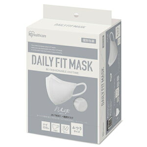 ACXI[}(Iris Ohyama) RK-F30SW DAILY FIT MASK  ӂ 30