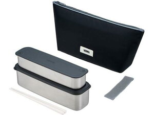 サーモス(THERMOS) フレッシュランチボックス 815mL グレーブラック