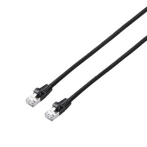 GR(ELECOM) LD-TWSM/BK20 ubN LANP[u CAT7 2m ܐ܂h~ ϋv bV V[h\ f [^[ PS5 PS4 Xbox Ή