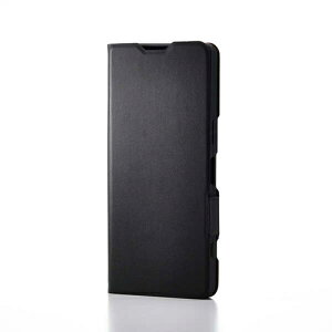 �G���R��(ELECOM) PM-X251PLFUBK �u���b�N Xperia 1 VII �\�t�g���U�[�P�[�X ���^ ���Εt