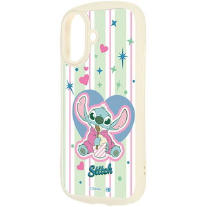 ray-out(���C�E�A�E�g) iPhone17�p �f�B�Y�j�[ / Puffull �Ռ��z�� �o���p�[ �n�C�u���b�h�P�[�X / �X�e�B�b�`_�n�[�g�X�g���C�v RC-DP52CMD2MLW/ST25