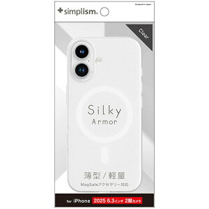 gjeB iPhone17p Silky Armor MagSafeΉ VL[^b`P[X }bgNA TR-IP25M2-SA-CL TRIP25M2SACL