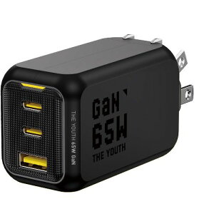 AOHi(AInC) RE-JEYTP65BL2 ubN THE YOUTH PD P[uZbg 65W USB C×1|[g PC/gѓdb/^ubg 65W}[d