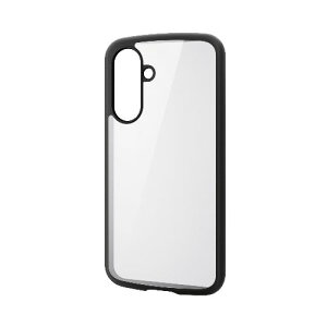 �G���R��(ELECOM) PM-G254TSLFCBK �u���b�N Galaxy A36 5G SC-54F �P�[�X �n�C�u���b�h �Ռ��z�� �y�� ���^ �J���������Y�ی�݌v �X�g���b�v�z�[���t
