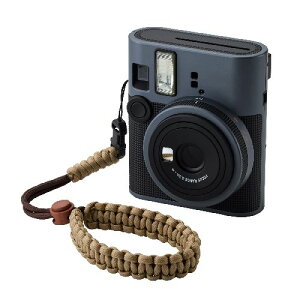 �G���R��(ELECOM) IC-STHKNBR �u���E�� �J�����X�g���b�v ���p �`�F�L instax �ʃ����ł� �R���f�W�Ή� ����28cm