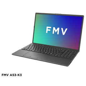 富士通 FUJITSU FMV Note A FMVA53K3BA 16.0型 Win11Home Corei5 メモリ16GB SSD256GB Office オプション付 ブライトブラック A53-K3 FMVA53K3BA