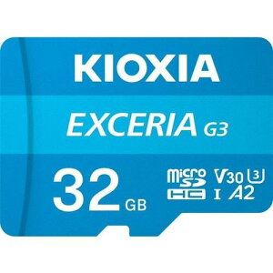 LINVA(KIOXIA) KMU-C032G EXCERIA G3 microSDHC UHS-I U3 V30 C10 A2 J[h 32GB