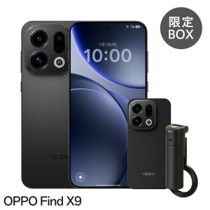 �y����BOX�zOPPO Find X9 ����BOX 6.6�^ 16GB/512GB �X�y�[�X�u���b�N SIM�t���[�X�}�[�g�t�H�� CPH2797-BK FINDX9