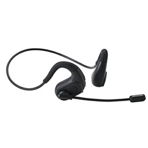 �G���R��(ELECOM) LBT-HSOE01BK �u���b�N Bluetooth�w�b�h�Z�b�g �I�[�v���C���[ �l�b�N�o���h �}�C�N�t���C�����X�C���z�� ENC�m�C�Y�L�����Z�����O