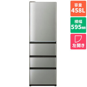 �y�W���ݒu�������z�A�N�A(AQUA) AQR-V46AL-S �`�^���V���o�[ DELIE+ �f���G�v���X 4�h�A�①�� ���J�� 458L ��595mm